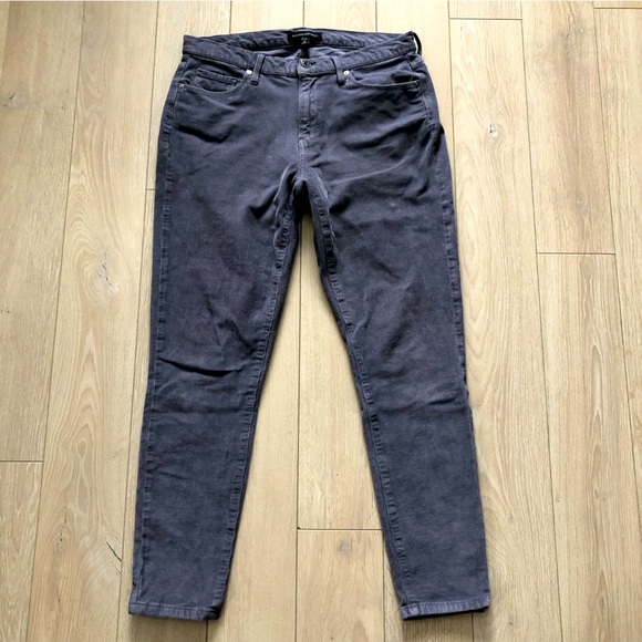 Banana Republic Corduroy Regular Fit Pants in Grey - Picture 1 of 10